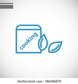 Ð¡ookbook Icon Flat.