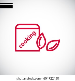 Ð¡ookbook Icon Flat.
