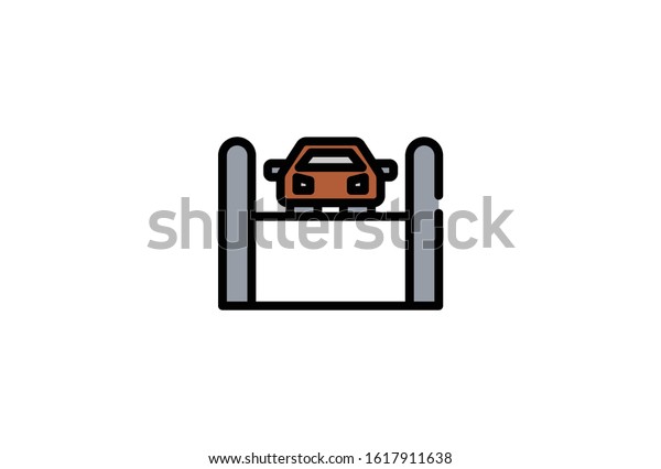 Icon Flat Car\
Vector Illustrator Simple\
Design