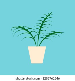 Icon in flat design Ficus