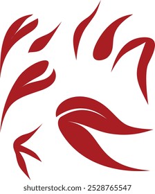 icon flat design ornament Chinese new year