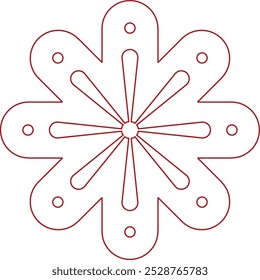 icon flat design ornament Chinese new year