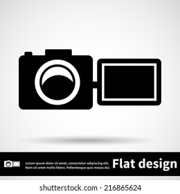 Icon flat design for use in your business projects