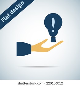 Icon flat  element design for use in your business projects