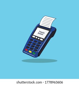 icon, flat illustration EDC machine - vector