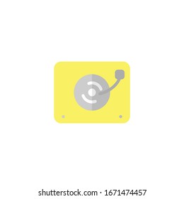icon flat music traditional vector illustrator graphic design on white background good for accessory music