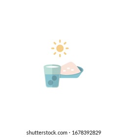 Icon Flat Ramadan iftar vector icon. flat icon ramadan iftar icon, flat vector simple element illustration from editable religion concept isolated stroke 