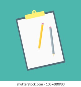 Icon in a flat style. Concept drawing and educational tools. Vector illustration.