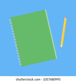 Icon in a flat style. Concept drawing and educational tools. Vector illustration.