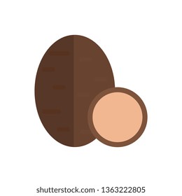 Icon in flat style. Vector illustration for food stores, websites and web applications.