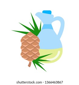 Icon in flat style. Vector illustration for food stores, websites and web applications.