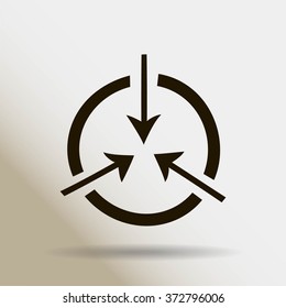 icon flat target