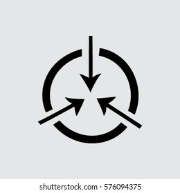 icon flat target