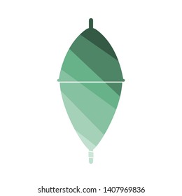 Icono De Float. Diseño de la escalera de color plana. Ilustración vectorial.