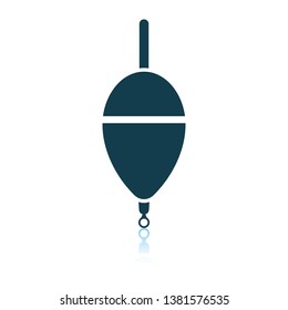 Icono de la carroza. Diseño de reflexión de sombra. Ilustración vectorial.