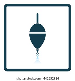 Icon of float . Shadow reflection design. Vector illustration.