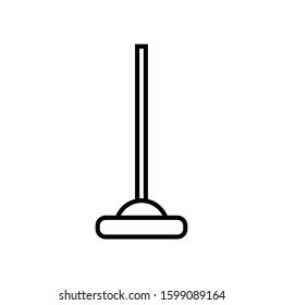 icon floor mop  to web service and mobile applications
