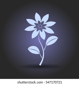 icon of the flower