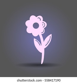 icon of the flower