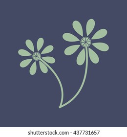 Icon of Flower . Eps-10.