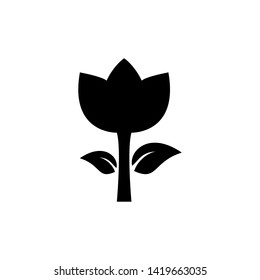 Icon of flower. Vector pictogram isolated trendy symbol for mobile apps and website design.