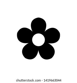 Icon of flower. Vector pictogram isolated trendy symbol for mobile apps and website design.