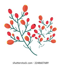 Un icono del diseño plano de la planta floreciente 