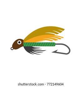 Icon Of Fly Fishing Lures Hook
