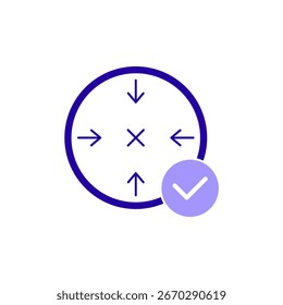 Icono de un foco, aislado contra un fondo limpio.