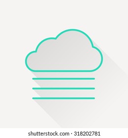 icon of foggy weather