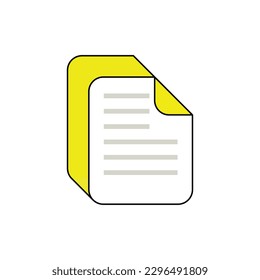 icon of folder for business graphic.