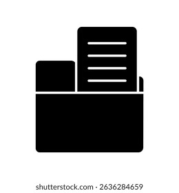 Icon a folder, isolated against a clean background.