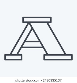 Icon Font. related to Post Office symbol. line style. simple design editable. simple illustration