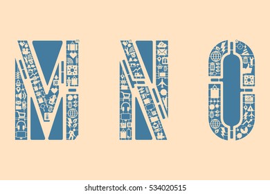 Icon fonts - MNO