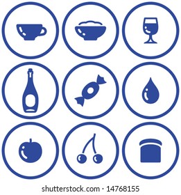 Icon setâ?? food and drink (Vector)