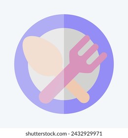 Icon Food. related to Milk and Drink symbol. flat style. simple design editable. simple illustration
