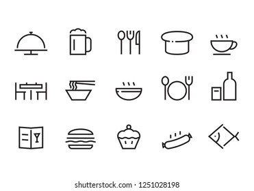 icon food, vector