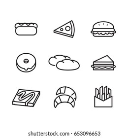 icon food, vector