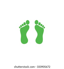 Icon footprints.