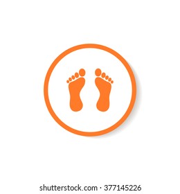 Icon footprints.