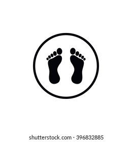 Icon footprints.