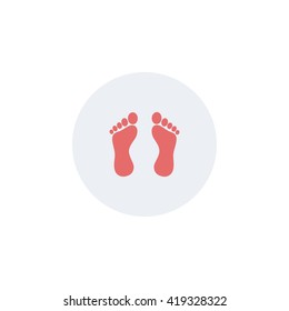 Icon footprints.