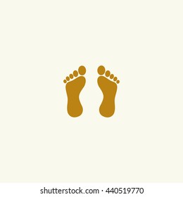 Icon footprints.