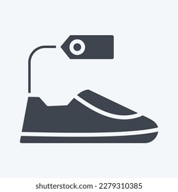 Icon Footwear. related to Black Friday symbol. shopping. simple illustration