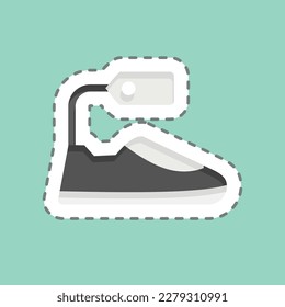 Icon Footwear. related to Black Friday symbol. shopping. simple illustration