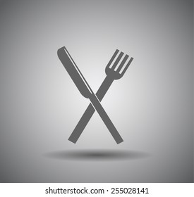 icon of the fork and knife