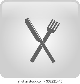 icon of the fork and knife