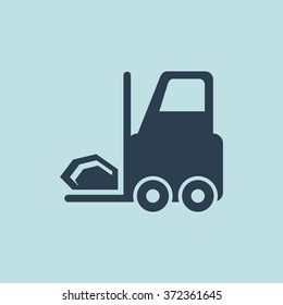 Icon of Forklift. EPS-10.