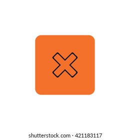 Icon in the form of a cross.