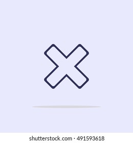 Icon in the form of a cross.